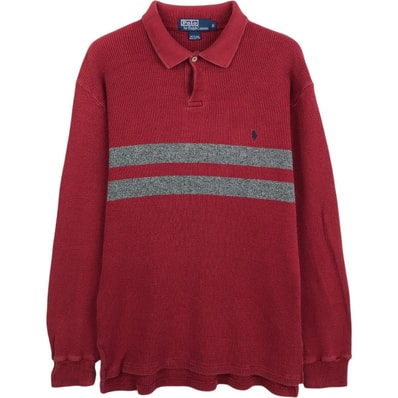 古着 ラルフローレン Ralph Lauren POLO by Ralph Lauren 長袖 ポロシャツ メンズS相当/eaa662533