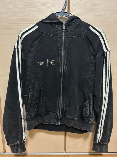 adidas x Thug Club Team Geist Zip-Up Hoodie "Black"