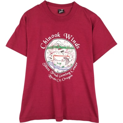 古着 90年代 フルーツオブザルーム FRUIT OF THE LOOM 魚柄 プリントTシャツ USA製 メンズL相当 ヴィンテージ/eaa657713