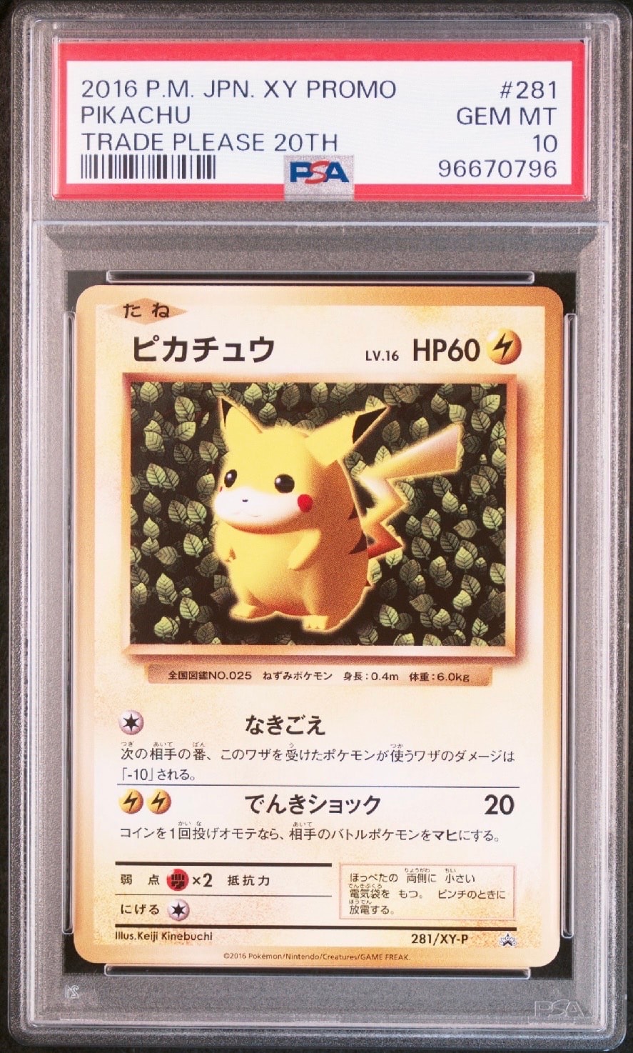 ピカチュウ: プロモ[XY-P 281/XY-P](プロモーションカード「XY-P」)