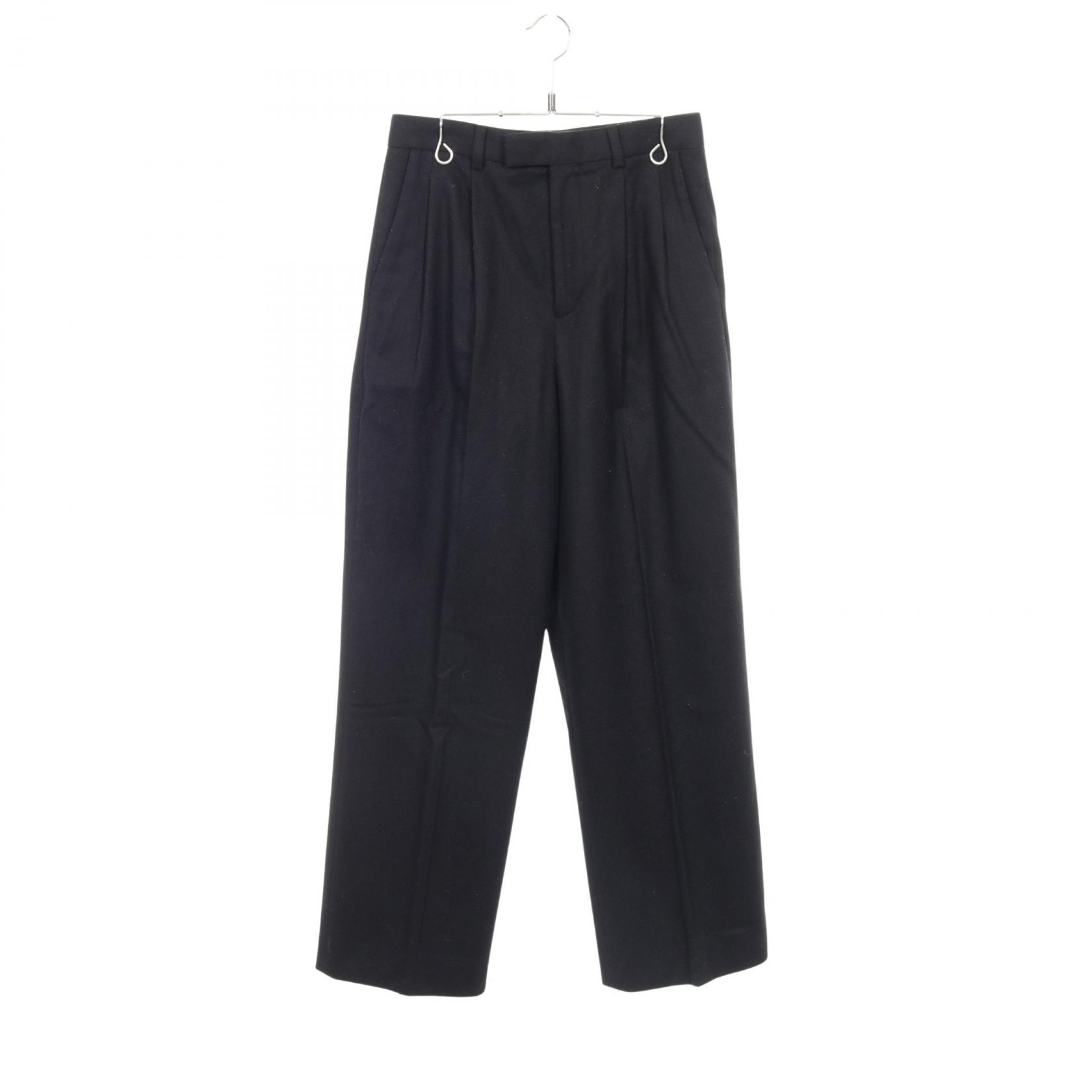 セリーヌ CELINE パンツ 衣料品 ボトムス ウール レディース ブラック系 【中古】