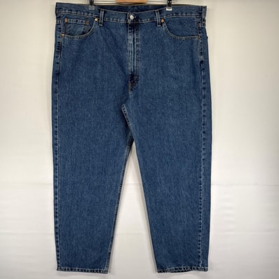 古着 リーバイス Levi's デニム パンツ Gパン 550 テーパード 5ポケット ジッパーフライ 大きいサイズ W46 L32 ブルー系 メンズ