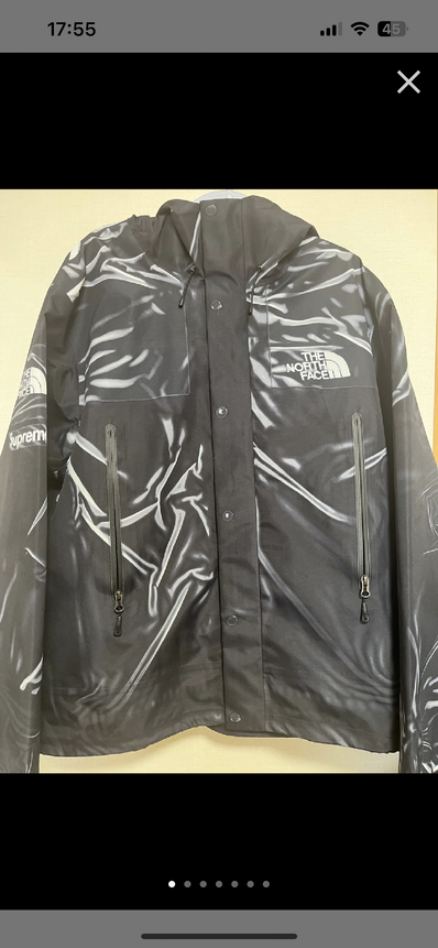 Supreme x The North Face Trompe Loeil Printed Taped Seam Shell Jacket "Black"