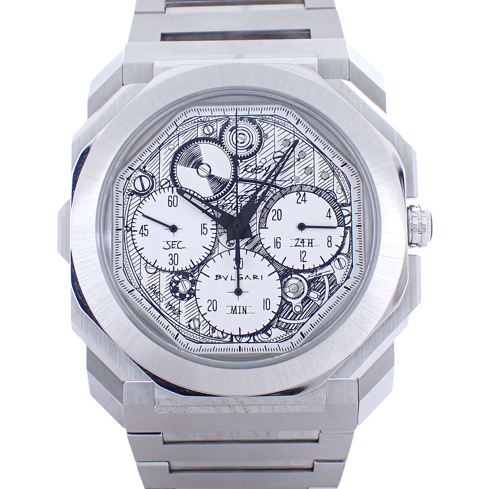 限定 BVLGARI ブルガリ  オクト フィニッシモ スケッチ クロノグラフ  104192 BGO43SXTCHGMT  メンズ 腕時計