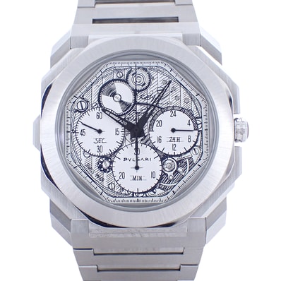 限定 BVLGARI ブルガリ オクト フィニッシモ スケッチ クロノグラフ 104192 BGO43SXTCHGMT メンズ 腕時計