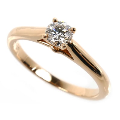 CARTIER カルティエ K18PG ピンクゴールド ソリテール1895 ウェディング リング・指輪 N4226648 ダイヤモンド0.23ct 8号 48 2.3g レディース【中古】【美品】