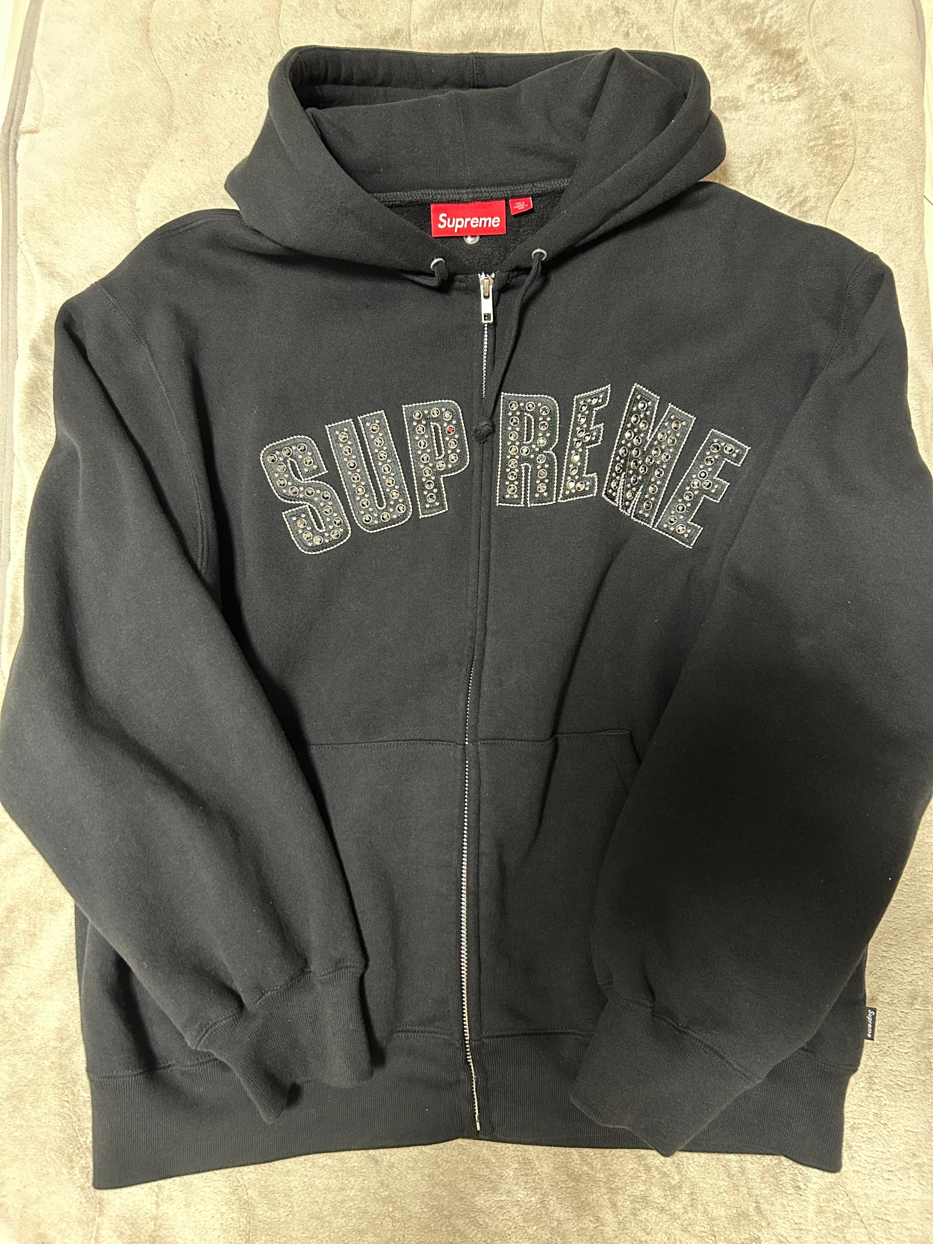 Supreme x B.B. Simon Zip Up Hooded Sweatshirt "Black"