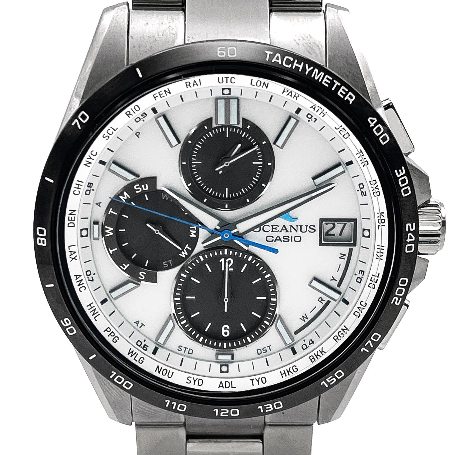 CASIO カシオ オシアナス 腕時計 0CW-T2600-7AJF チタン メンズ 【中古】