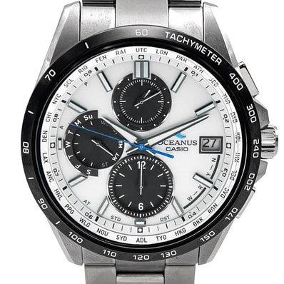 CASIO カシオ オシアナス 腕時計 0CW-T2600-7AJF チタン メンズ 【中古】