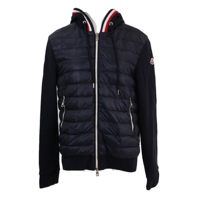 モンクレール MAGLIA CARDIGAN ダウン切り替えスウェットパーカー M