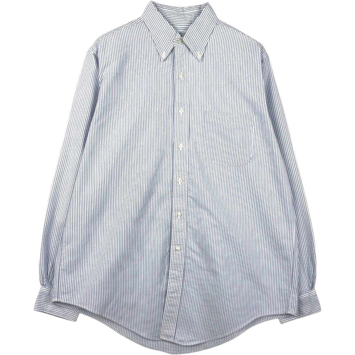 古着 ブルックスブラザーズ Brooks Brothers 長袖 ボタンダウンストライプシャツ USA製 メンズL相当/eaa666214