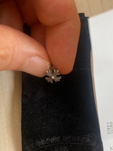 Chrome Hearts CH Plus Stud Earrings "Silver"