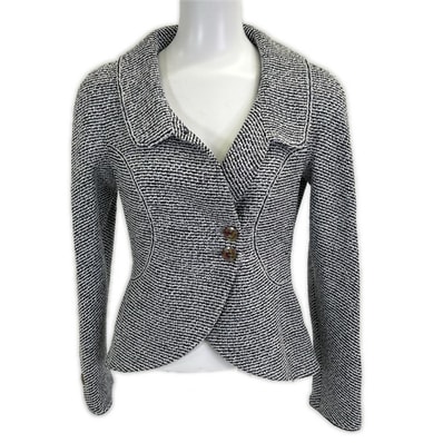 シャネル P62600 V48226 ココマーククリア釦 シルバーラメツイード ショート 34