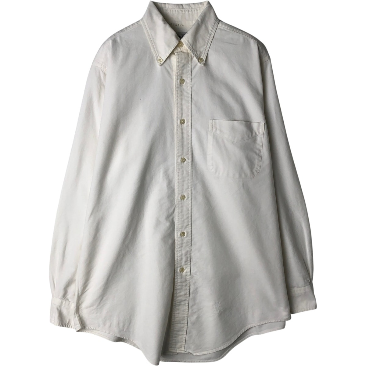 古着 ブルックスブラザーズ Brooks Brothers 長袖 ボタンダウンシャツ USA製 メンズS相当/eaa628800