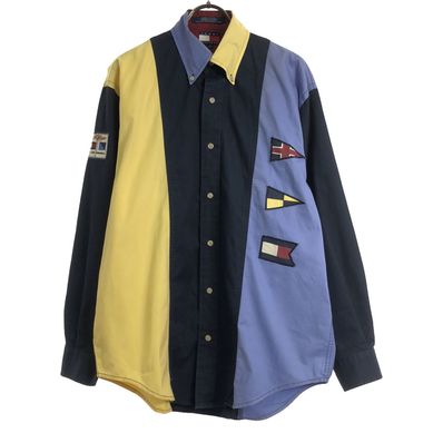 TOMMY HILFIGER 90s 長袖 ボタンダウンシャツ