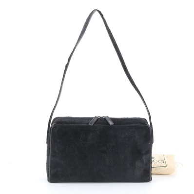 グッチ オールドグッチハラコ レザーショルダーバッグ