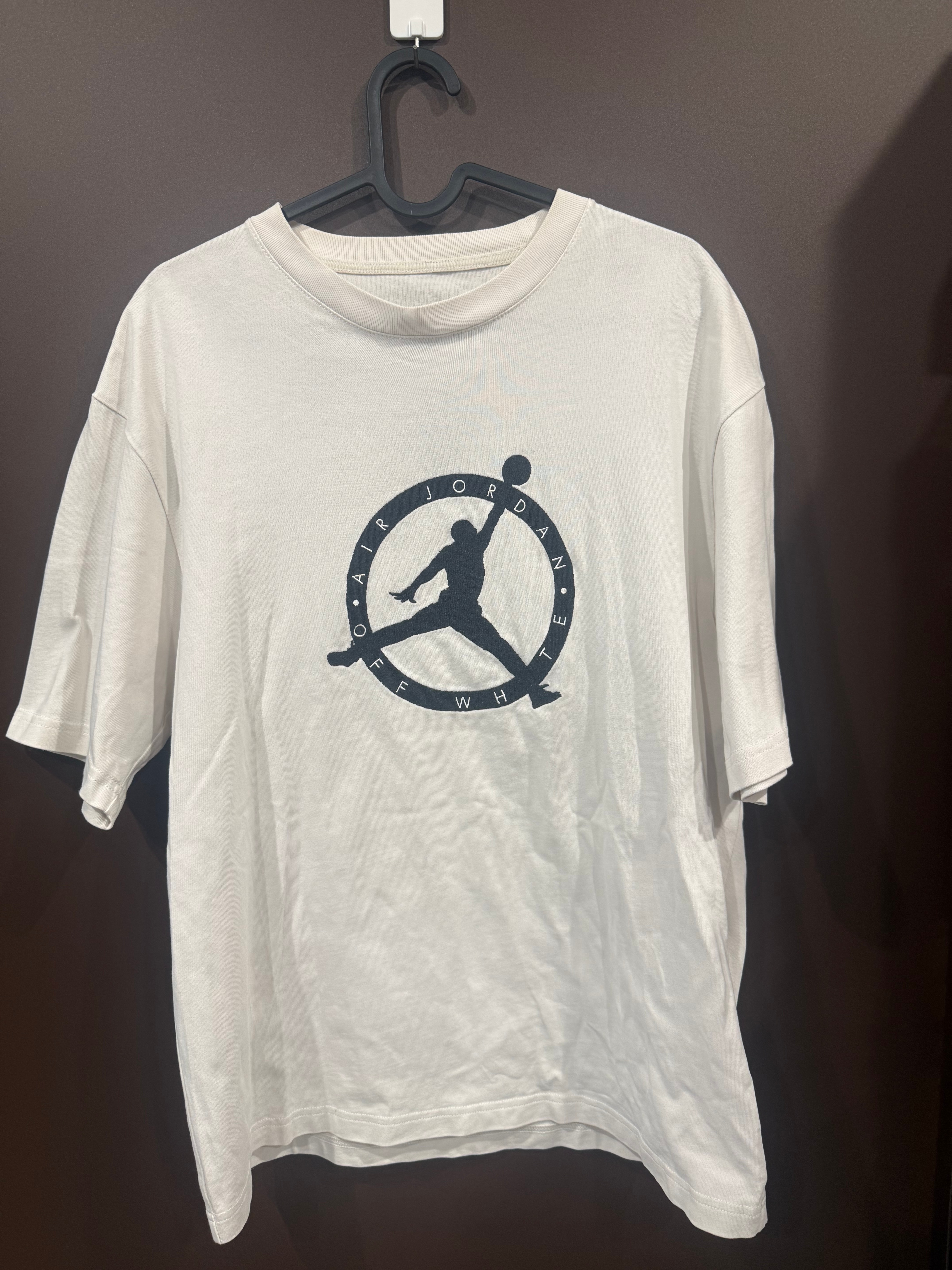 Air Jordan Off-WhiteTM️ Short Sleeve T-shrit "Gray"