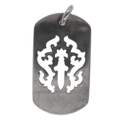 Chrome Hearts D Tag LRG Dagger "Silver"