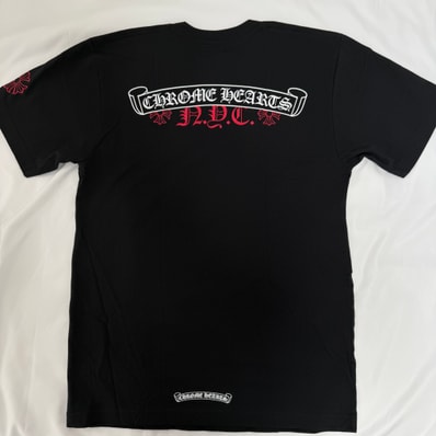 CHROME HEARTS ニューヨーク限定 スクロール Tee 黒 M