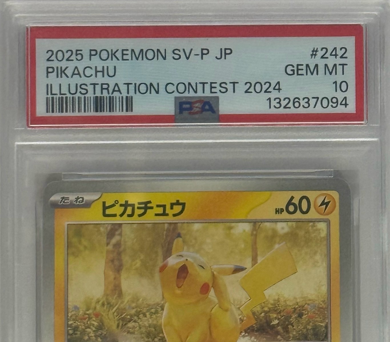 PSA10】ピカチュウ [SV-P 242](プロモカードパック