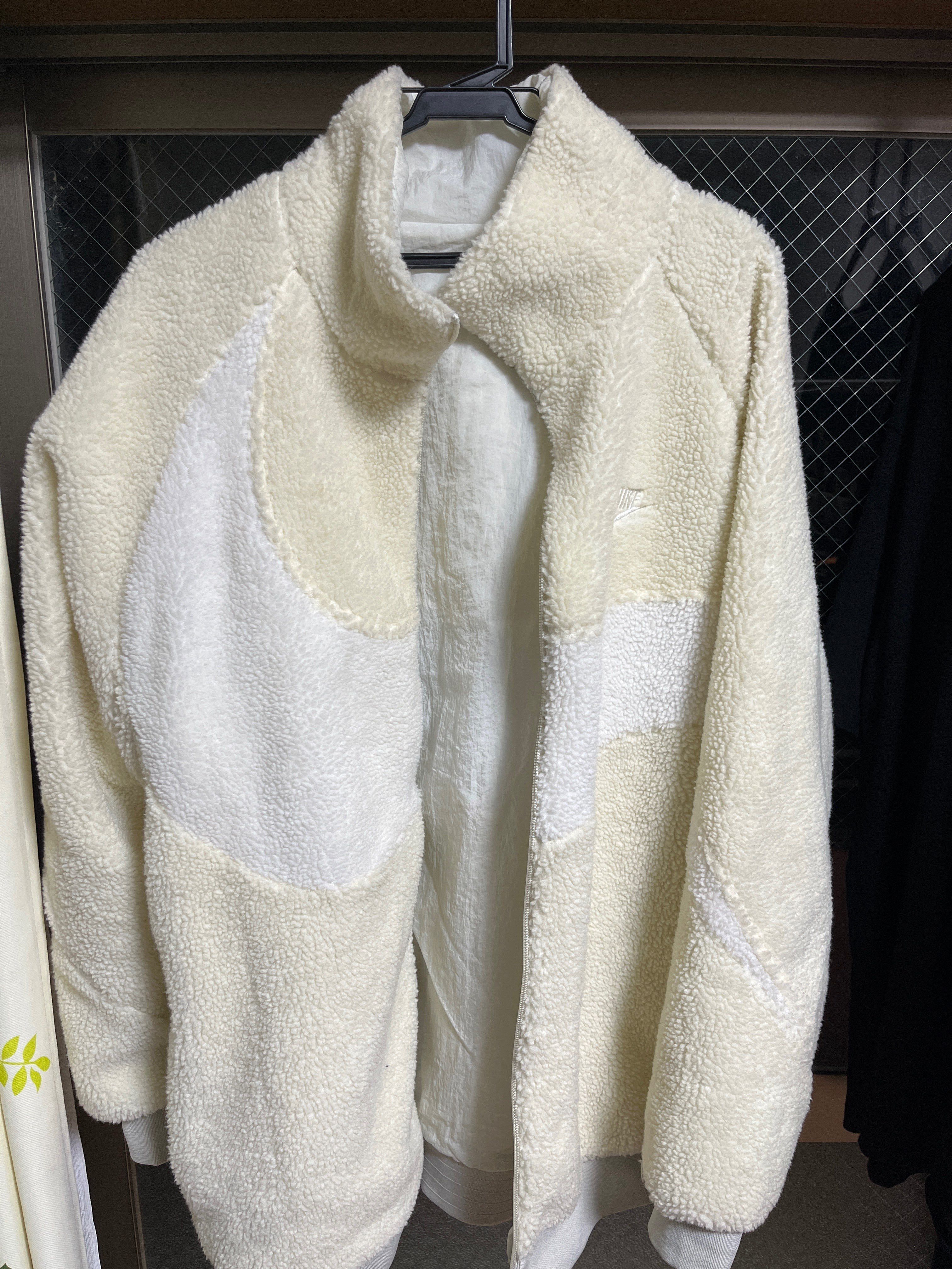 Nike Big Swoosh Boa Jacket "Light Bone/Sail"