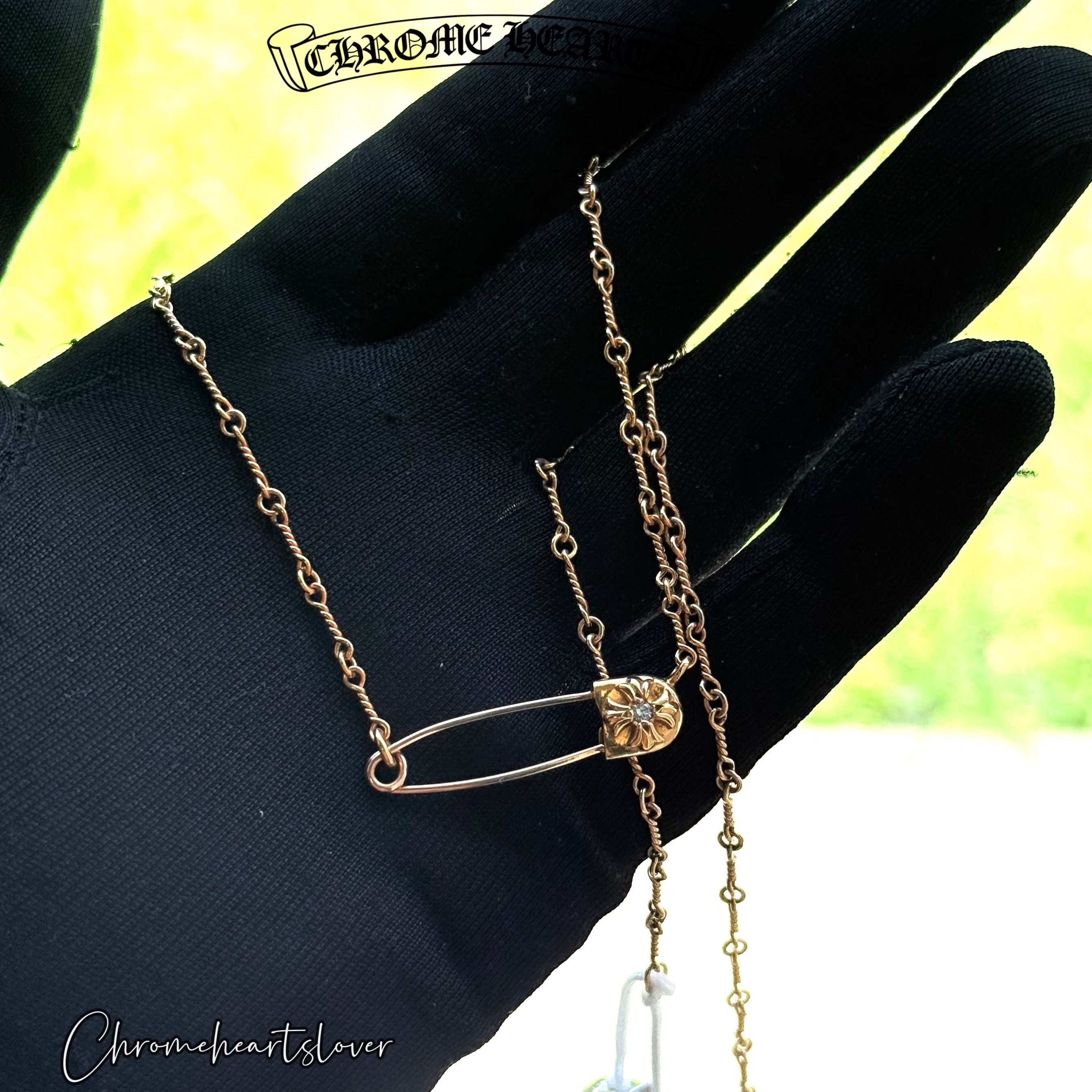 Chromehearts クロムハーツ safery pin 18 1 diamond
