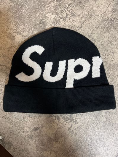 Supreme Big Logo Beanie "Black"