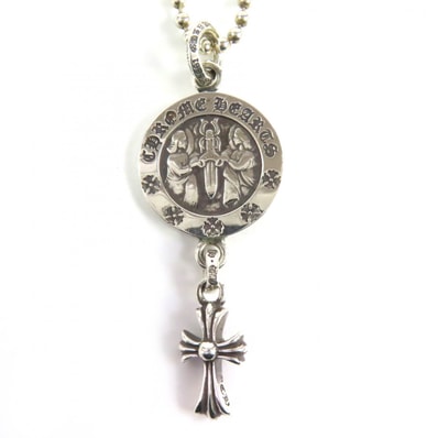 Chrome Hearts Baby Fat Angel Medal Charm Fuck You "Silver"