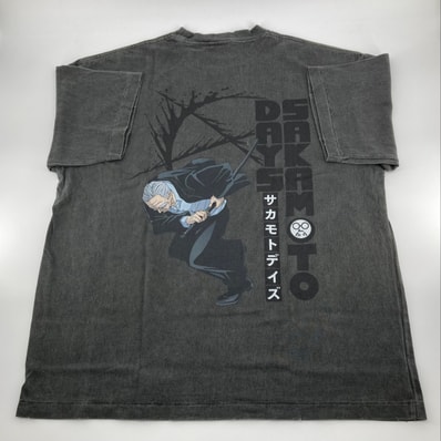 【新品】 THE SUGAR PUNCH(ザ シュガーパンチ) SAKAMOTO DAYS SS TEE TAKAMURA L 半袖Tシャツ ブラック