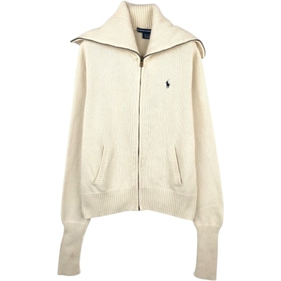 古着 ラルフローレン Ralph Lauren RALPH LAUREN SPORT コットンニットフルジップセーター レディースXL相当/eaa679863