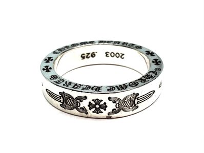 Chrome Hearts Spacer Ring 6mm Dagger Plus "Silver"