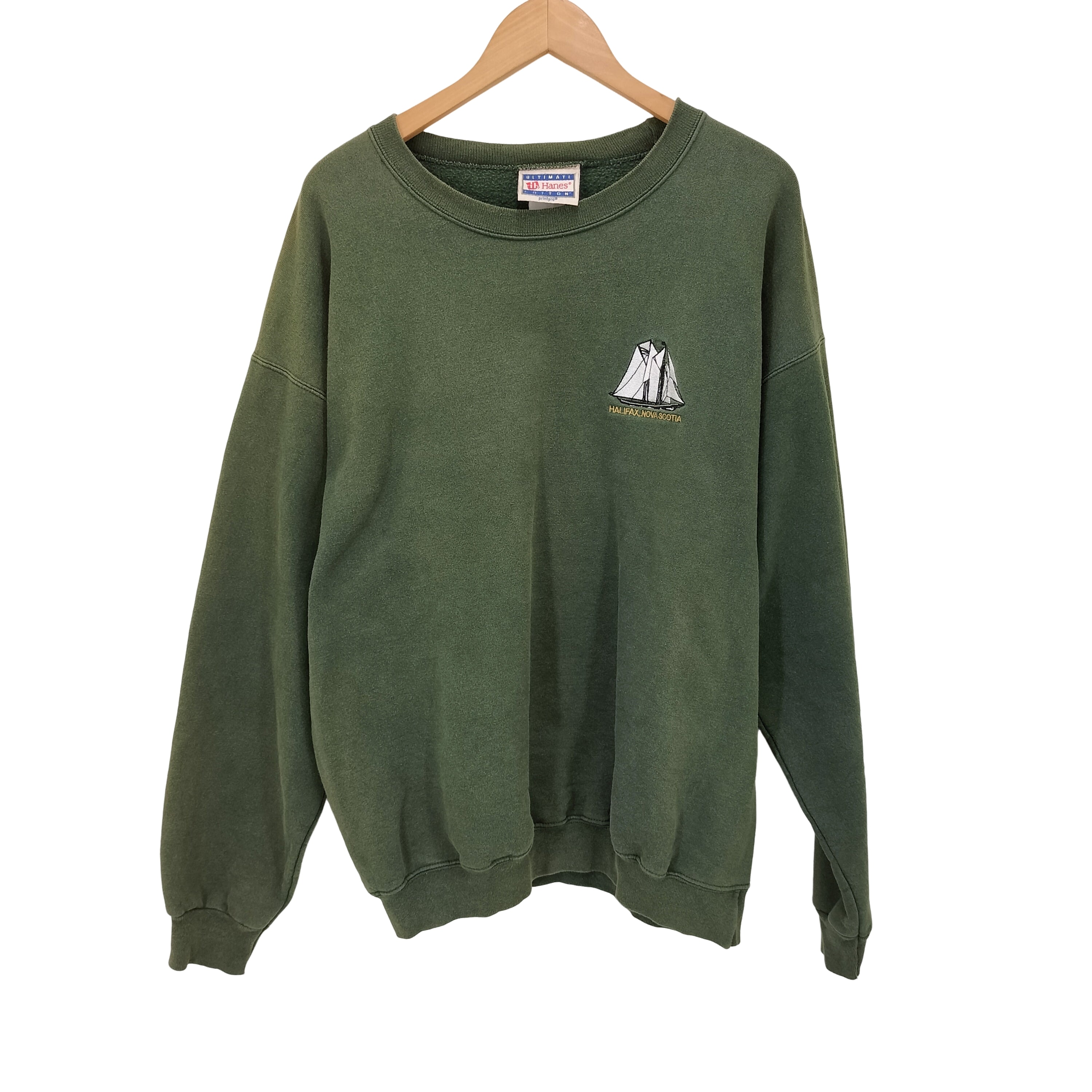 90S 刺繍 クルーネックスウェット【1138517136529】