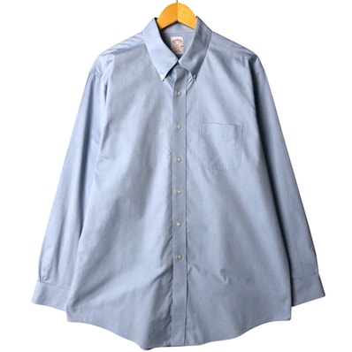 古着 ブルックスブラザーズ Brooks Brothers 1818 長袖 ボタンダウンシャツ メンズL相当/eaa585283