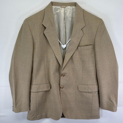 古着 90's/90年代 リーバイス Levi's テーラードジャケット ブレザー スタプレ アクションスーツ ベージュ系 メンズ