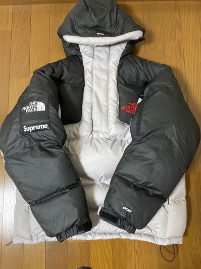 Supreme x The North Face 800-Fill Half Zip Hooded Pullover "Grey"