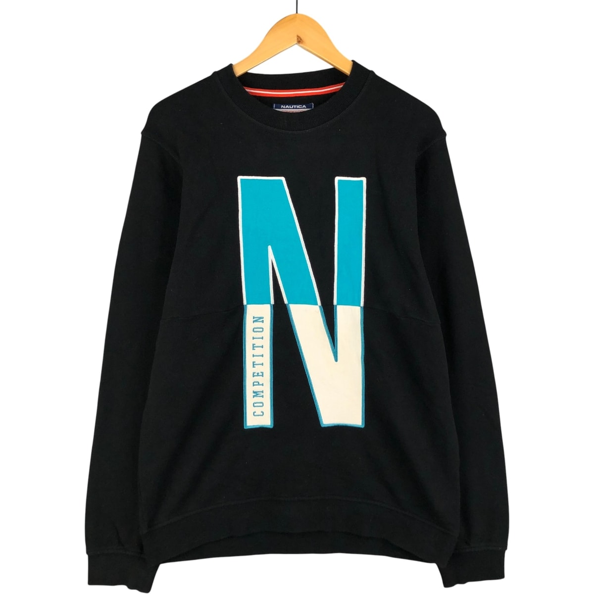 古着 ノーティカ NAUTICA COMPETITION ロゴスウェットシャツ トレーナー メンズM相当/eaa419068