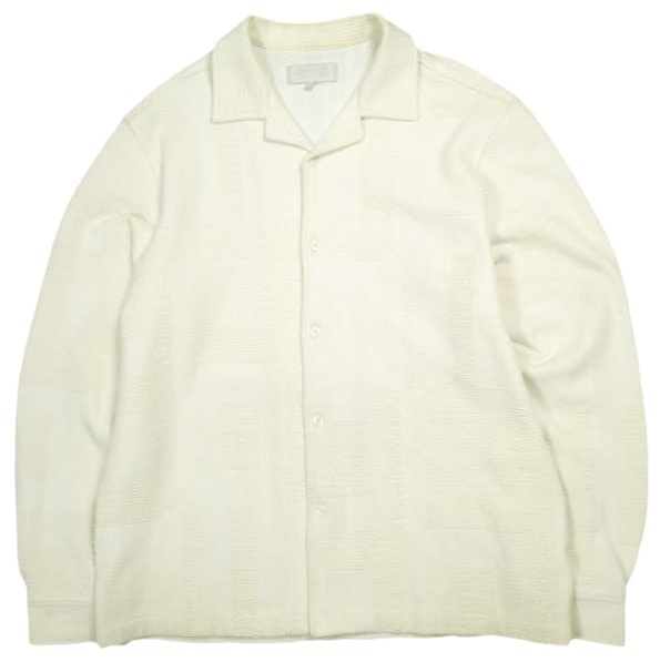 KITH NYC キスニューヨークシティ 24SS Geometric Knit Cohen Shirt ジオメトリックニットコーエンシャツ 24050060001110 S Skill 長袖 開襟 トップス g24206
