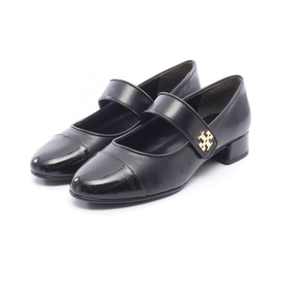 トリーバーチ Tory Burch CAP-TOE MARY JANE HEEL BALLET パンプス 靴 レザー レディース ブラック系 1617810047 【新品】