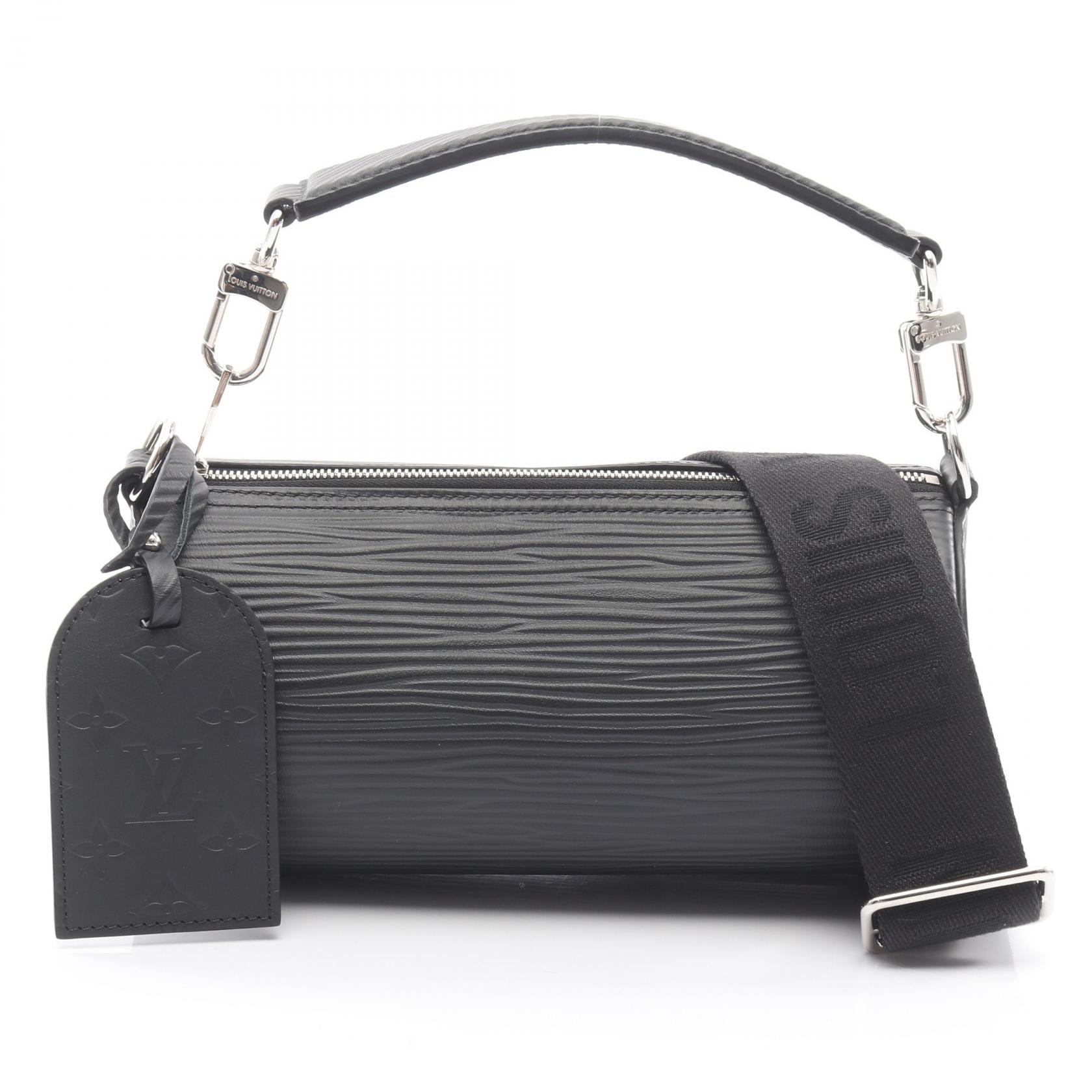 ルイ・ヴィトン LOUIS VUITTON ソフト ポロションPM XL 2WAY ハンドバッグ バッグ レザー エピ ノワール レディース ブラック系 M24324 【中古】