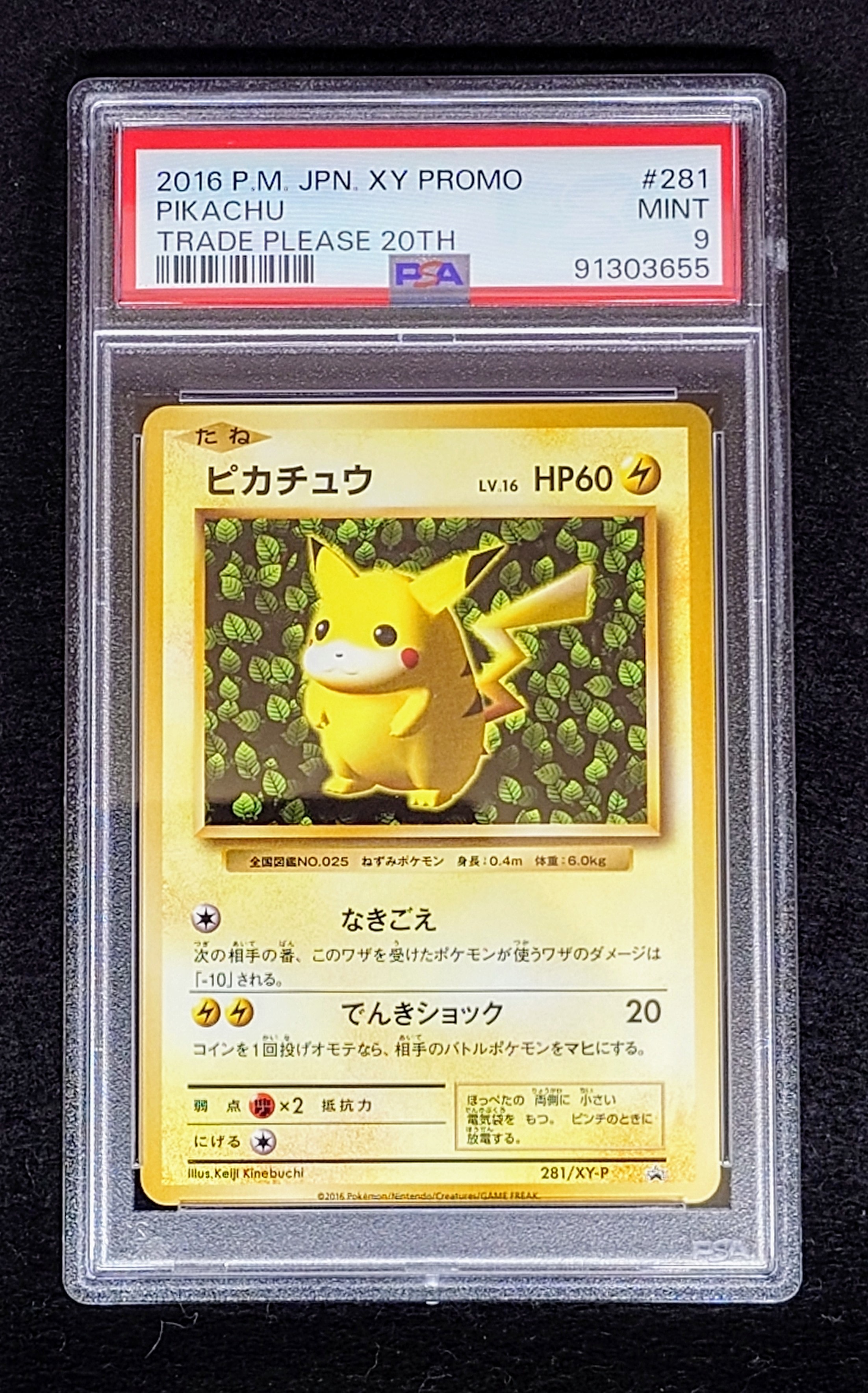 ピカチュウ: プロモ[XY-P 281/XY-P](プロモーションカード「XY-P」)の