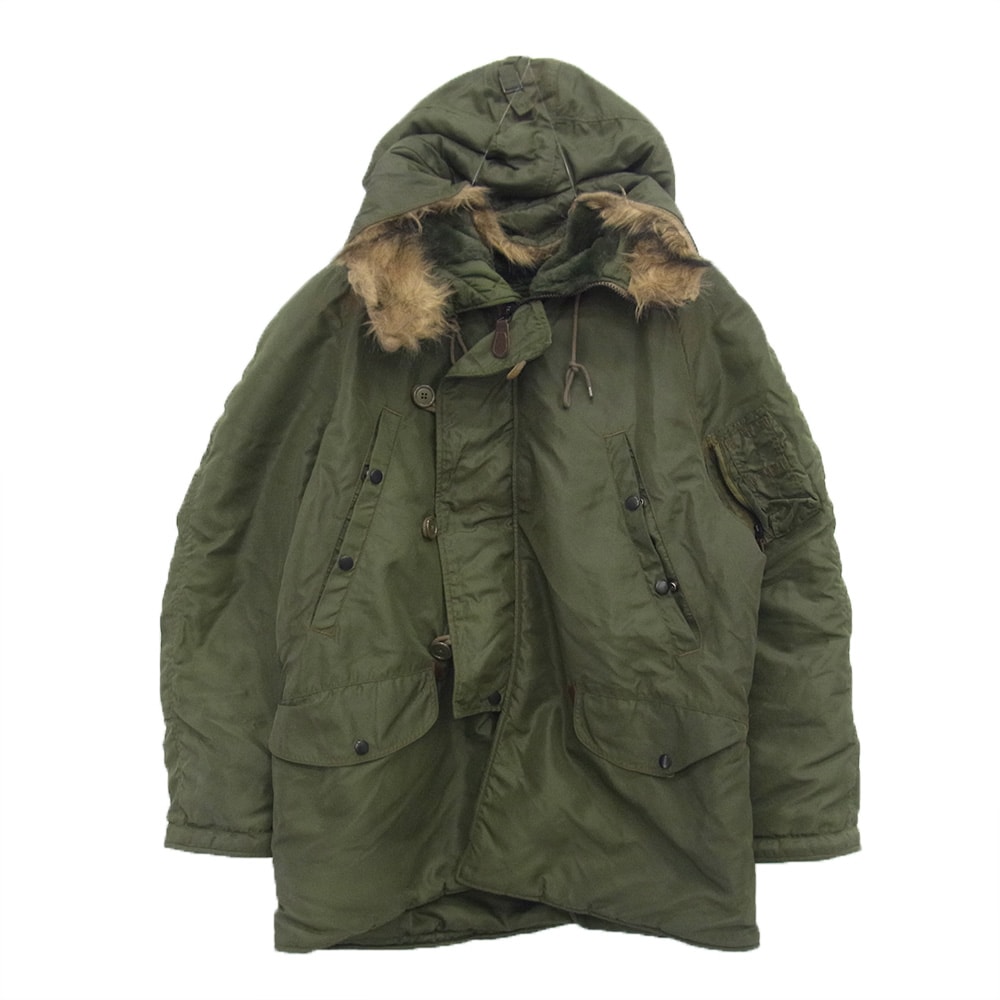 Buzz Rickson's バズリクソンズ ミリタリージャケット M18843 M品番 UNITED CARR ユナイテッドカー N-3B ミリタリー フライトジャケット グリーン系 M【中古】