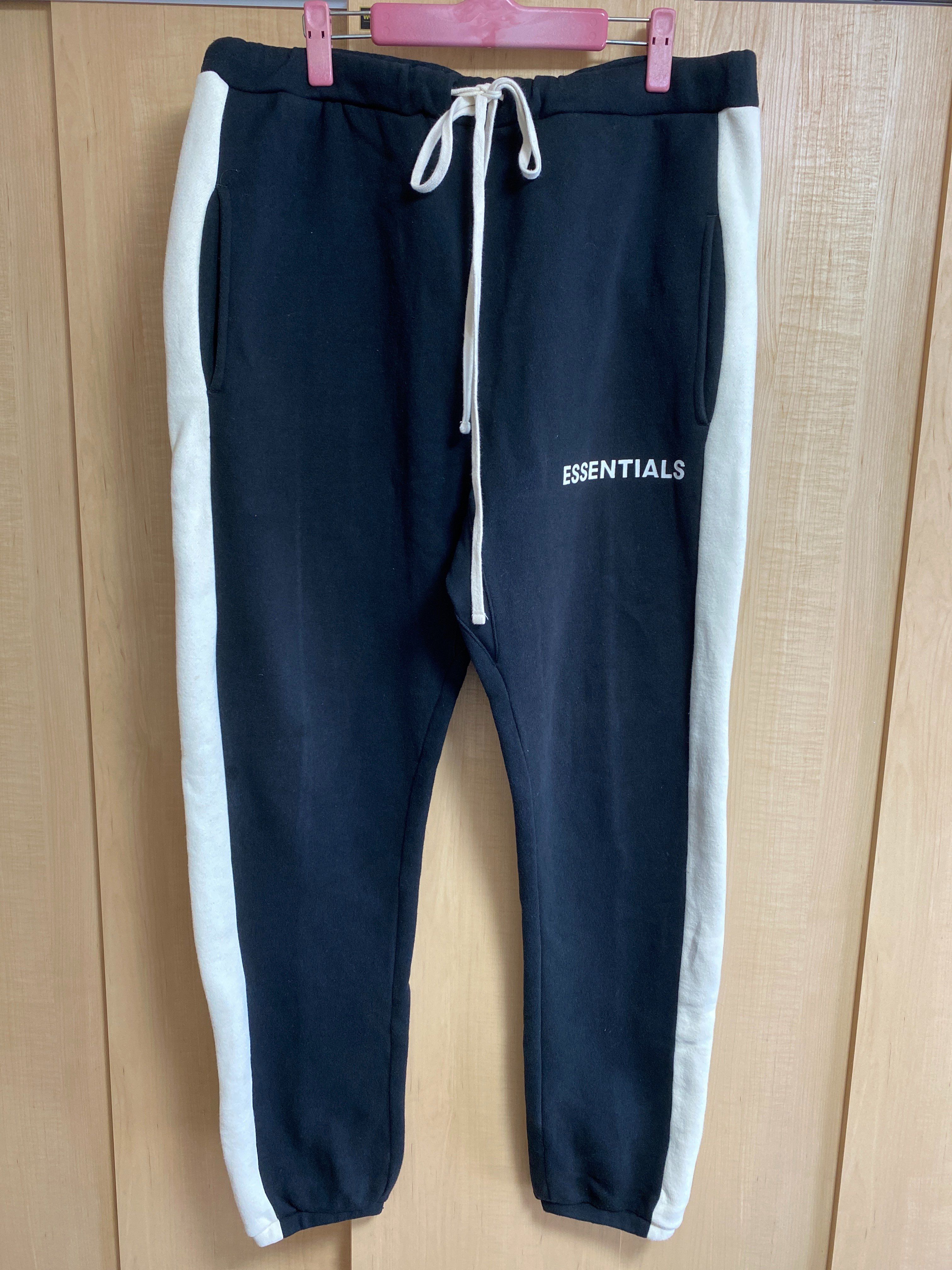 FEAR OF GOD Essentials Side Stripe Sweatpants "Black"