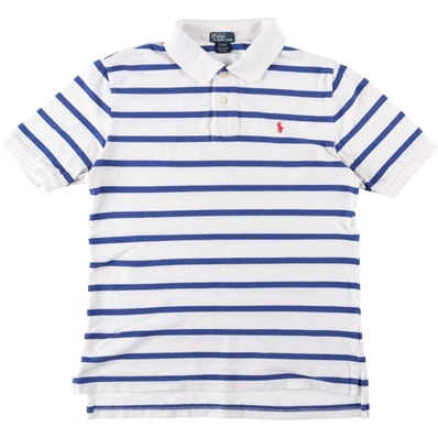 古着 ラルフローレン Ralph Lauren POLO by Ralph Lauren 半袖 ボーダー ポロシャツ レディースM相当/eaa645406