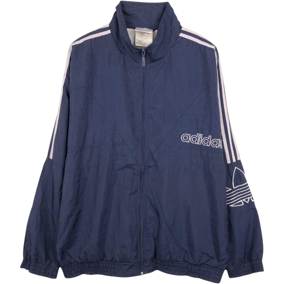 古着 80年代 アディダス adidas トレフォイルロゴ ナイロンジャケット メンズL相当 ヴィンテージ/eaa676208