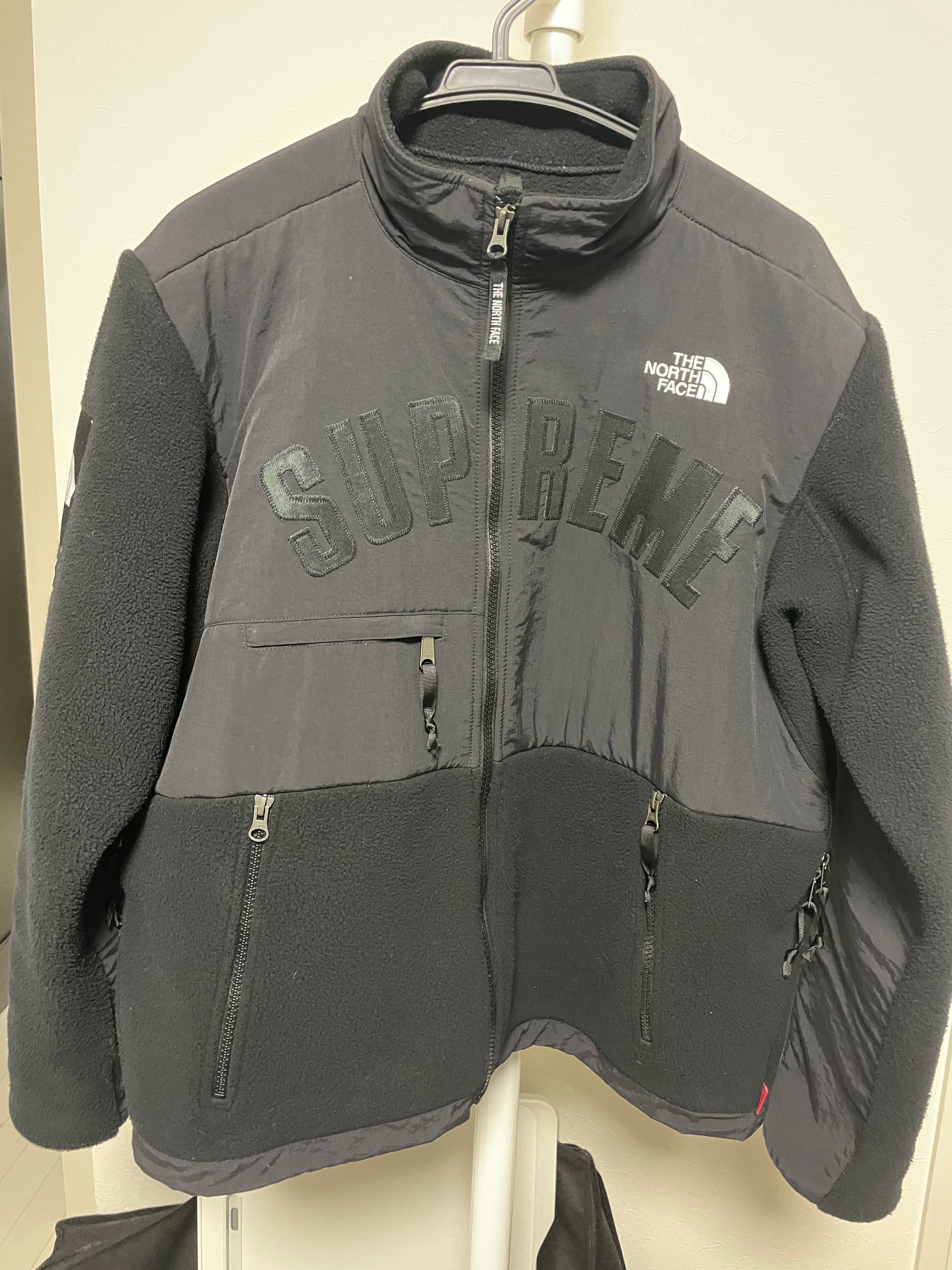 Supreme x The North Face Arc Logo Denali Fleece Jacket "Black"
