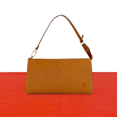 LOUIS VUITTON ルイヴィトン アクセソワール エピ レザー ハンドバッグ ジパングゴールド ブラウン
63949