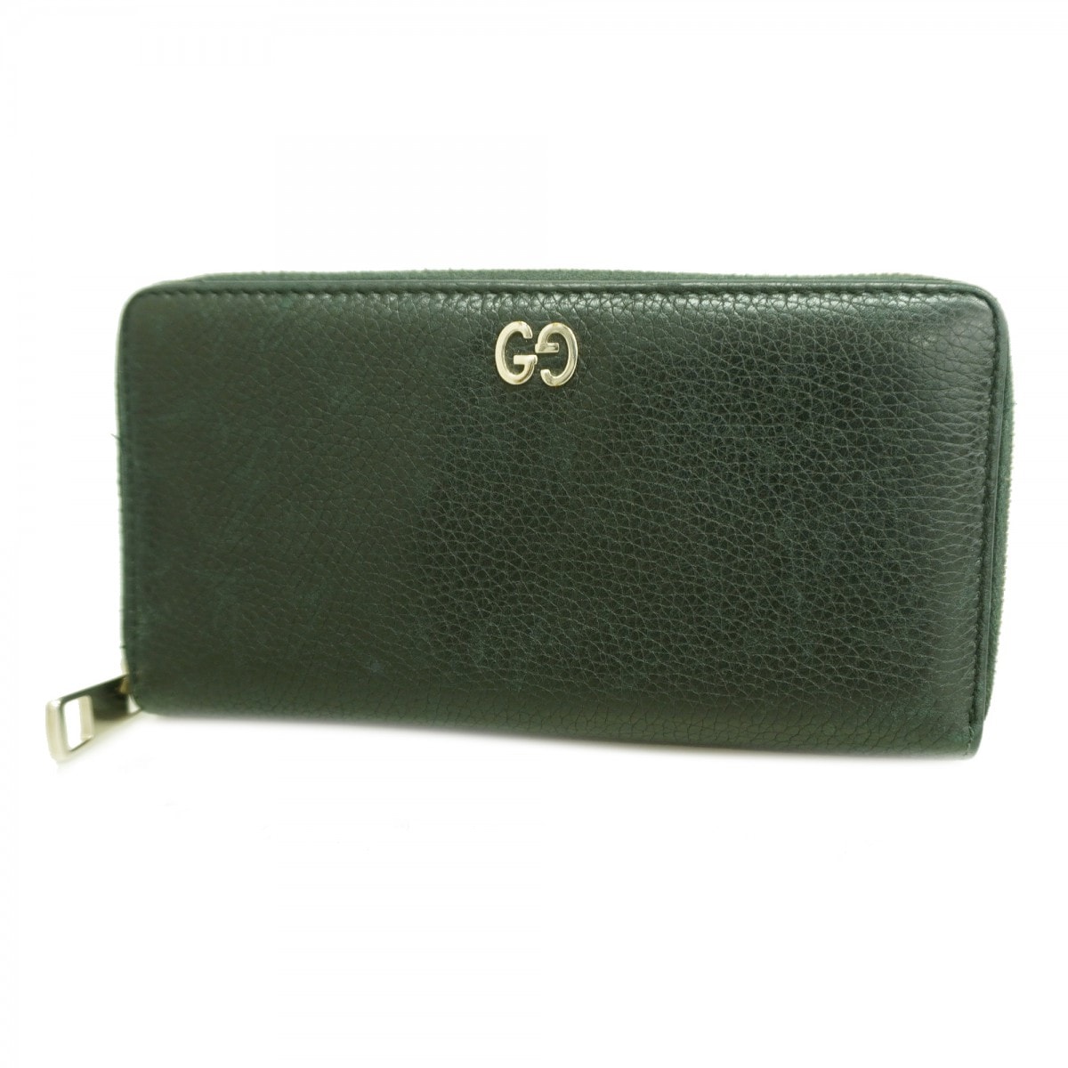 ★SALE【6cd4510-k】グッチ 長財布 473928 レザー ブラック シルバー金具【中古】メンズ レディース ユニセックス