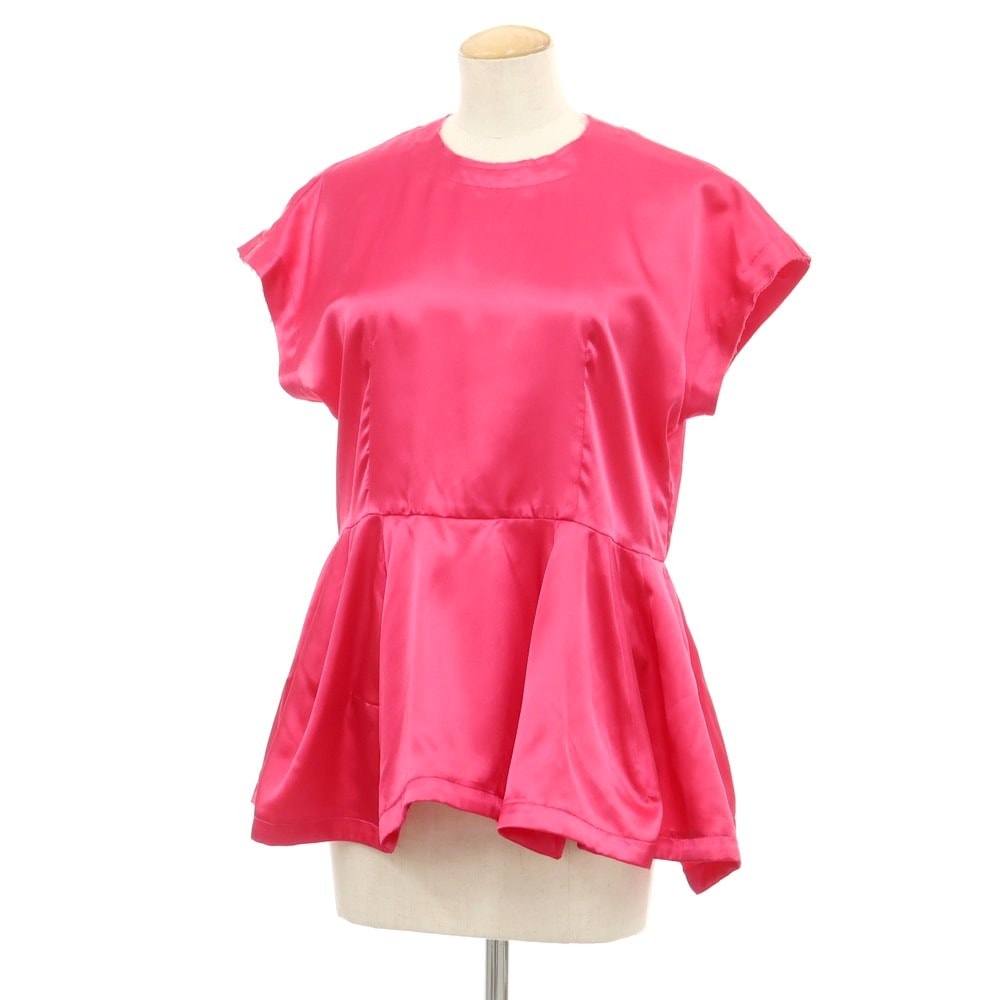 【中古】コムデギャルソン COMME des GARCONS 2023年秋冬 ポリエステル チュニック ブラウス ピンク【サイズS】【レディース】