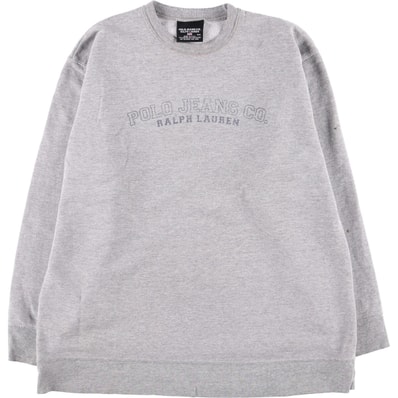 古着 ラルフローレン Ralph Lauren POLO JEANS COMPANY ロゴスウェットシャツ トレーナー USA製 メンズS相当/eaa576542