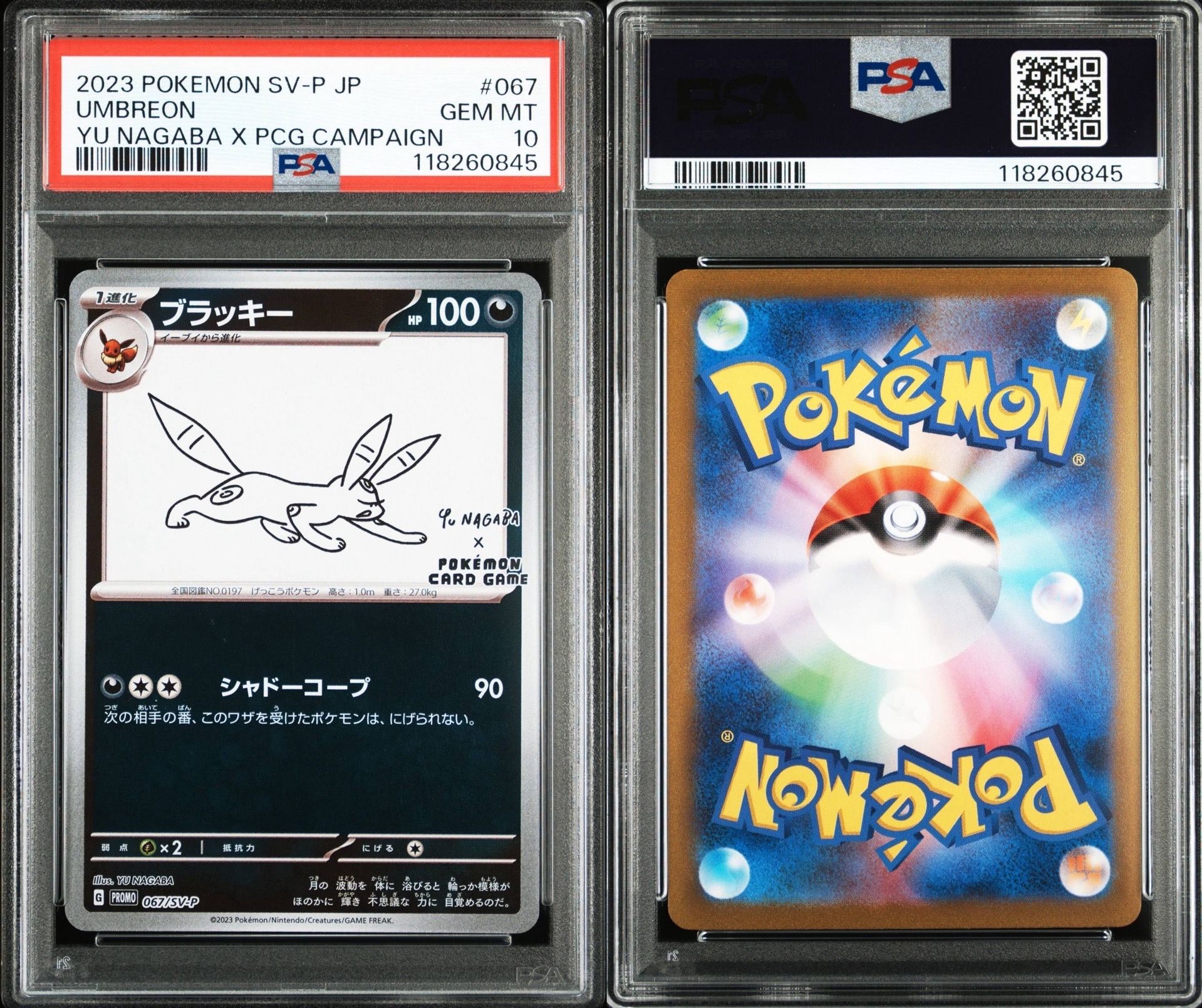 ブラッキー: プロモ (ナガバブラッキー) [SV-P 067](「YU NAGABA×ポケモンカードゲーム」プロモーションカード「SV-P」)